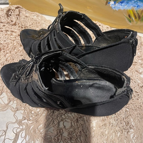 2 for $10 SEXY HOT Carlos Santana Size 8 M Zealous Black Platform PUMPS HEELS - Picture 8 of 9
